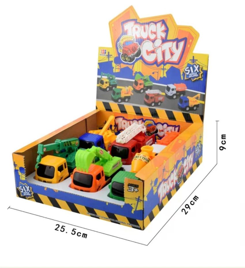 Truck City Inertial Engineering Vehicle (6-pack)