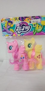 Horse No. 3 two pieces / card head bag