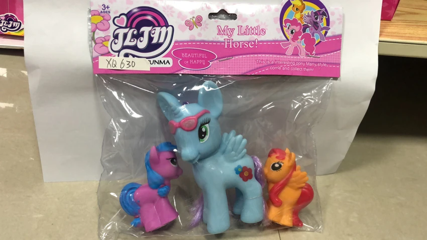 Glasses Horse, Two Conjoined Horses, Card Head Bag