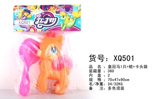 Crown horse 1 piece comb card head bag