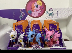 Small horse 5-inch A multi-color mix 12PCS (whole box price)