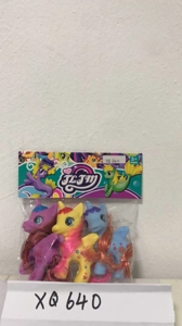 3-pack 193 Small Horned Horses