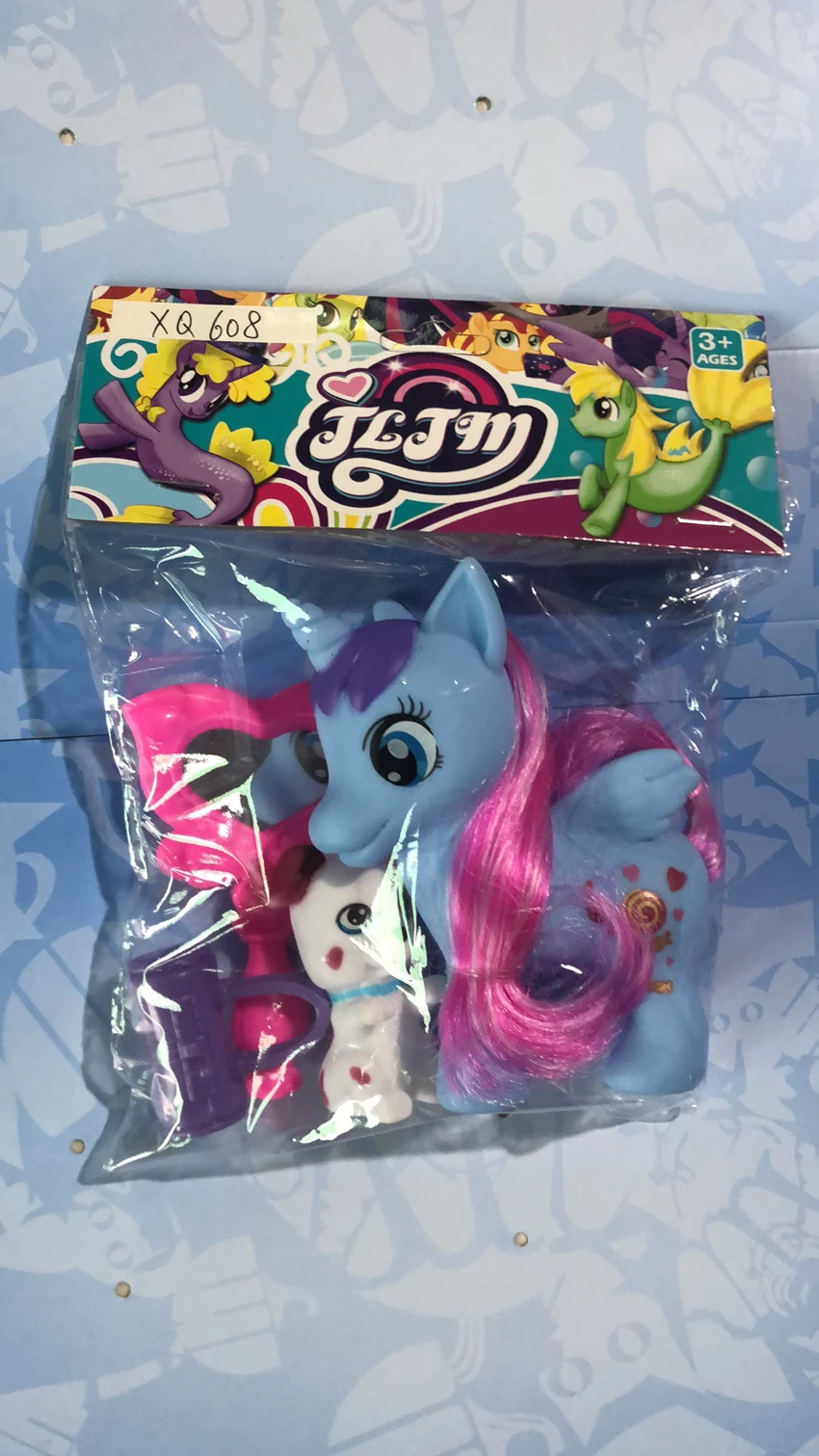 Horned Horse, Dog, Bag, Mirror