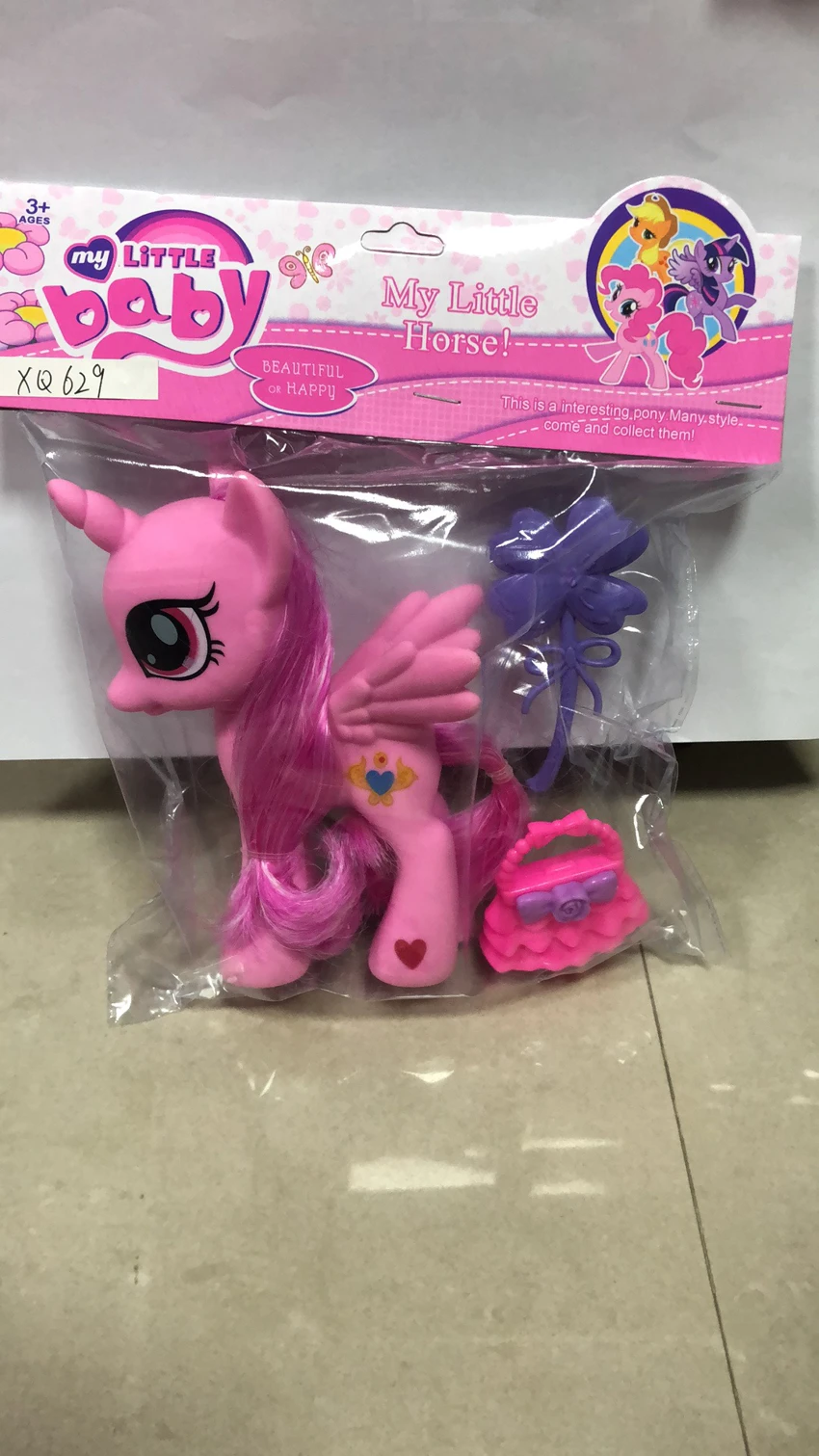 5-inch Horse, Bag, Comb, Card Head Bag