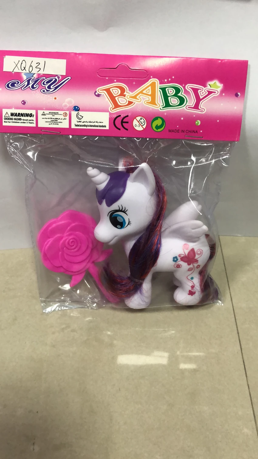 Horned Beast Horse, Comb, Card Head Bag