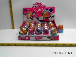 Egg pack small horse sticker (20/display box)