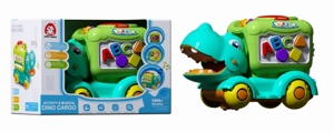 Dinosaur Building Blocks Car