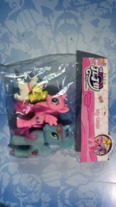 Two Horses, Dog, Bag