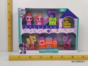 Two Villas, Seated Horses, Two Big Head Horses, Two Horse No. 3