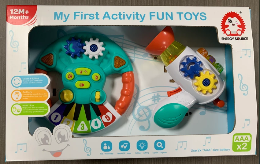 Steering wheel & hair dryer