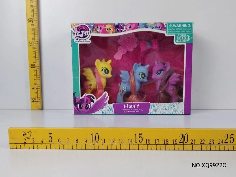 Three Horses, Comb, Bag, Color Box