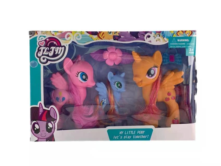 Three Horses Pack, Flowers, Bag, Color Box