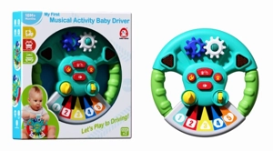 Educational steering wheel