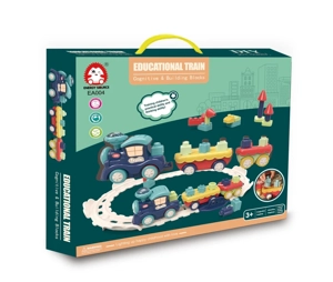 Educational Track Block Train