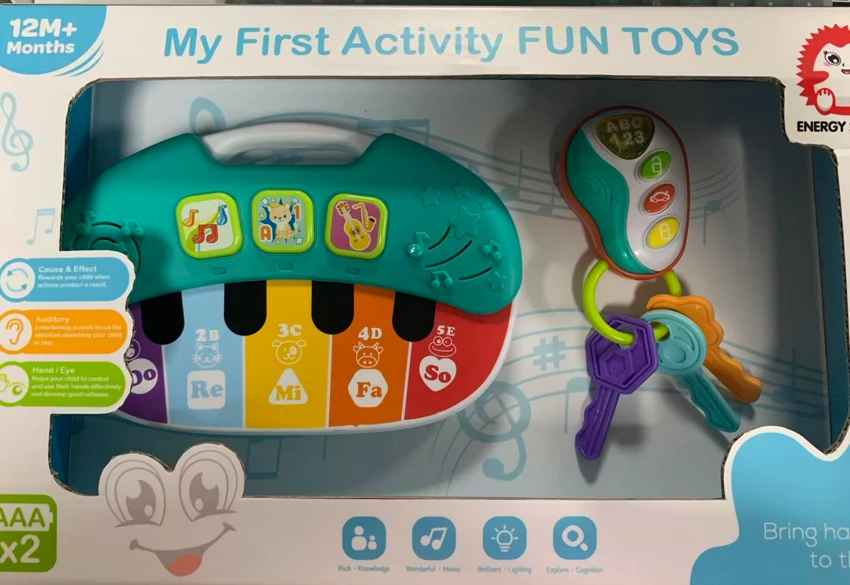 Five-Key Piano & Car Key