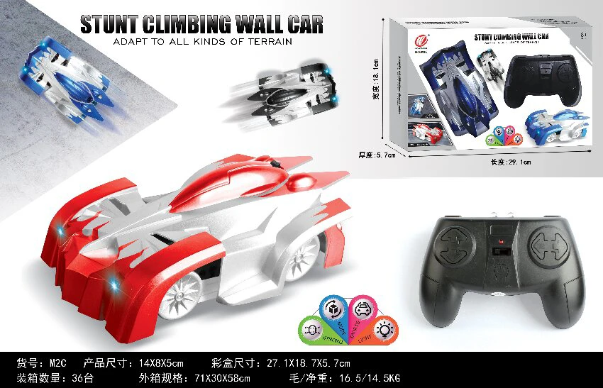 1:24 multifunctional wall-climbing car