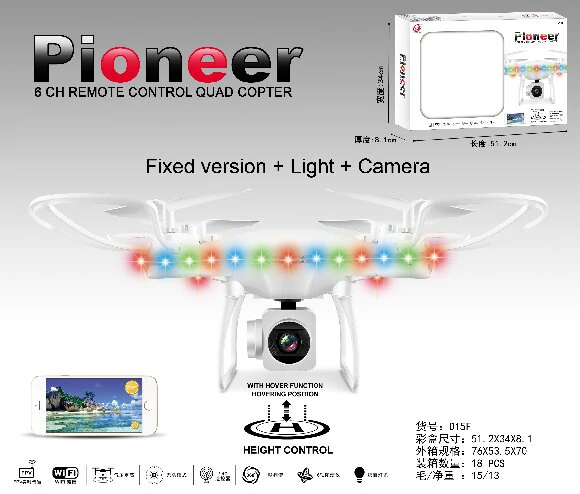 2.4G Quadcopter, with WIFI HD camera