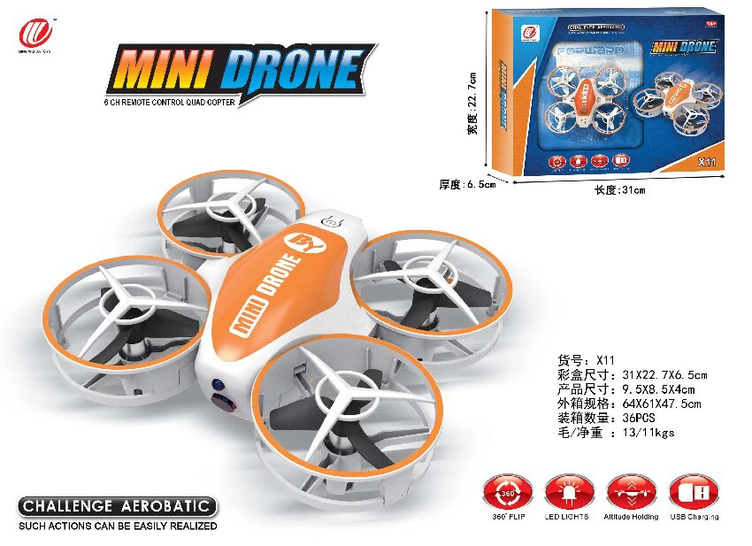 2.4G Quadcopter with Air Pressure Altitude Hold