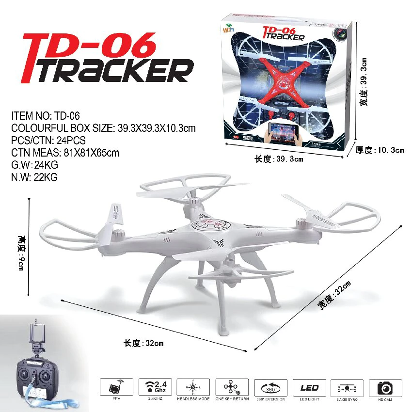 2.4G Quadcopter, altitude hold with WIFI HD camera