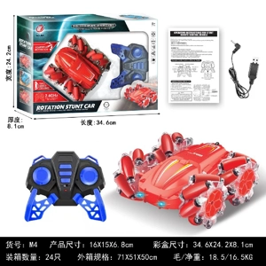 1:20 off-road double-sided stunt car with bright wheel lights