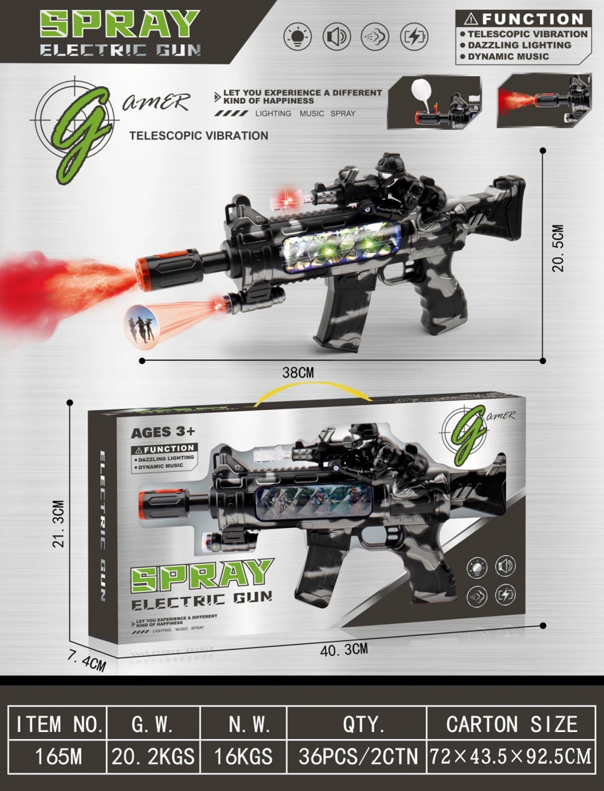 Spray Music Electric Gun