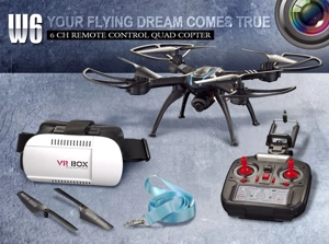2.4G Quadcopter with WIFI HD Camera, comes with 3D VR Glasses