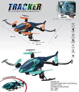 Novel folding, 2.4G Quadcopter with optical flow, altitude hold with WIFI dual camera