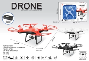 2.4G quadcopter, altitude hold, with WIFI HD camera