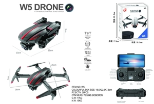 Novel foldable, 2.4G quadcopter, altitude hold with WIFI dual cameras, optical flow, four-way obstacle avoidance