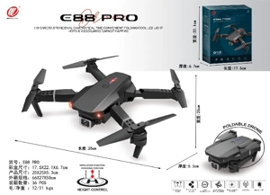Novel folding, 2.4G Quadcopter, altitude hold with WIFI HD camera