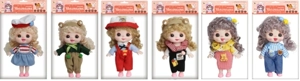 [English] 6 inches 15 cm 13 joints Real expression face fashionable cute big face cute baby loli doll A variety of mixed outfits