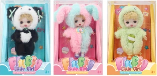[English] 4.5 inch OB11 13 cm 13 joints real expression face fashion cartoon animal loli doll