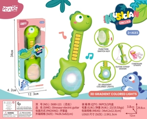 Mainan Gitar Elektronik Dinosaurus