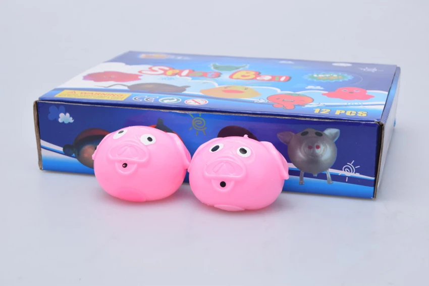New Pig Stress Relief Squishy TPR Squeeze Ball
