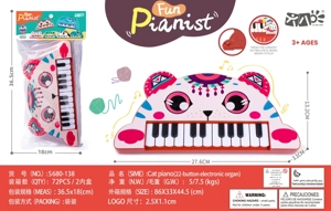 Keyboard Elektronik Kucing (22 kunci)