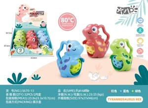 ทีเร็กซ์เขย่าขัดฟันสำหรับเด็ก