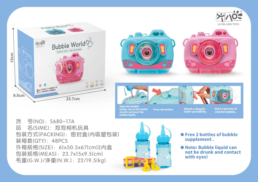 Mainan Kamera Gelembung