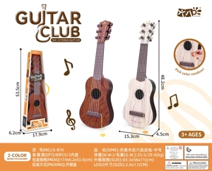 Gitar Simulasi Serat Kayu 6 Senar - Sedang