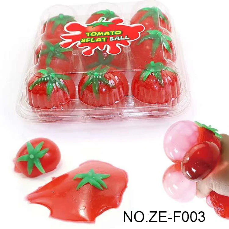 Tomato Stress Relief Squishy TPR Squeeze Ball