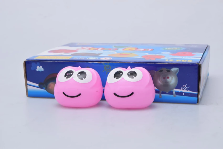 Printed Frog Stress Relief Squishy TPR Squeeze Ball