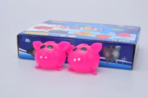 Pig Head Stress Relief Squishy TPR Squeeze Ball
