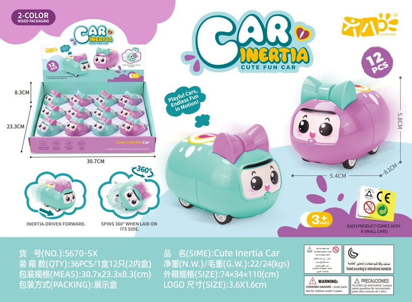 Mainan Mobil Kartun Gesekan