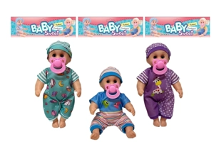 12 Inch High Quality Empty Body Bendable Leg Pacifier Boy Doll