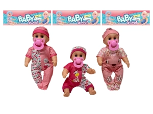 12 Inch High Quality Empty Body Bendable Leg Pacifier Boy Doll