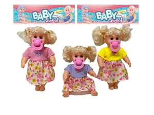 12 Inch High Quality Empty Body Bendable Leg Pacifier Girl Doll