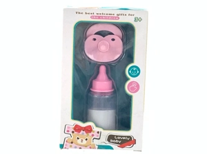 Pretend play baby magic sippy bottle with spoon