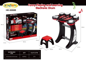 Musical Instrument Drum + Stand