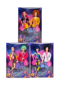 รุ่นที่ 1 K-POP 11.5 นิ้ว 12 ข้อ กลุ่มนักล่ามดทึบ กลุ่มนักล่ามดชาย 2 คนผสมกับกีตาร์