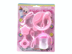 Bayi ajaib dengan mulut bebek cair botol susu cangkir dengan peralatan makan (moldingware)