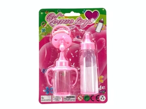 ขวดนมไร้ของเหลวพร้อมนม